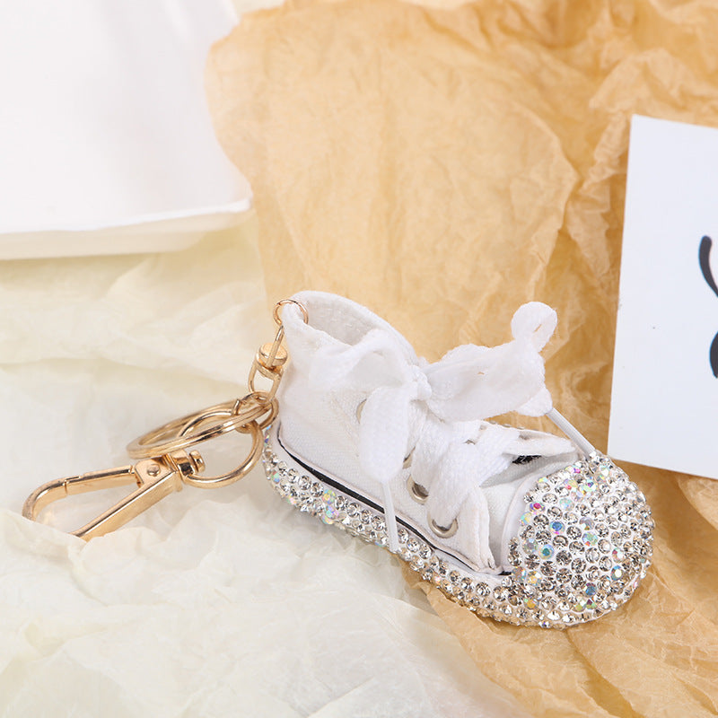 Wholesale Crystal Shoe Pendant Metal Car Key Pendant